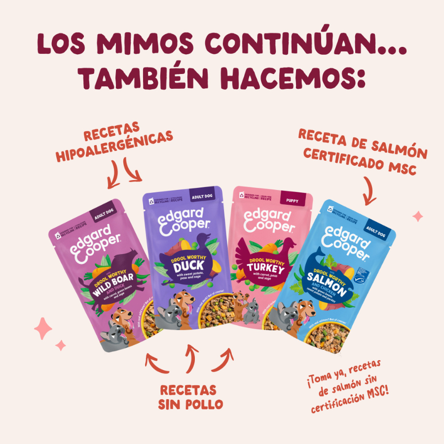 150 g Edgard & Cooper Senior Grain Free Pollo sobre para perros, , large Imagen numero 5
